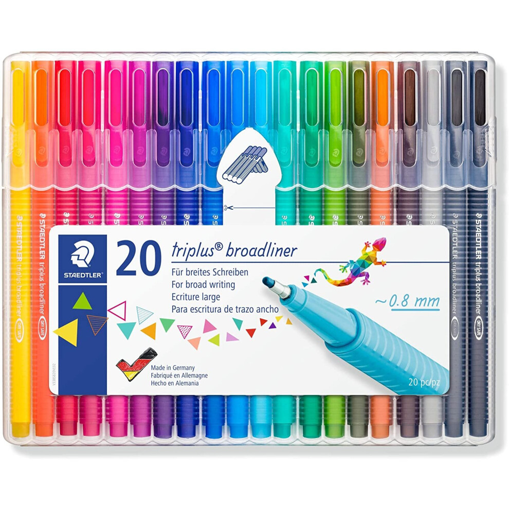 STAEDTLER broadliner triplus, ergonomic triangular shape  338 SB20