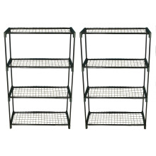 Greenhouse Staging Shelving Racking 4 Tier (Pack of 2)