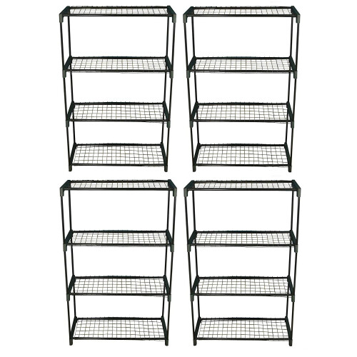 Selections Greenhouse Staging Shelving Racking 4 Tier (Pack of 4)