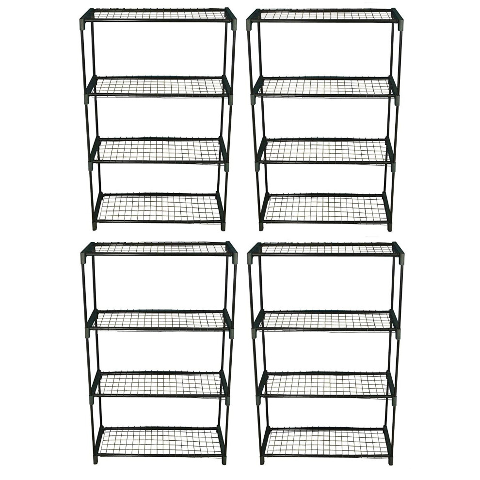 Selections Greenhouse Staging Shelving Racking 4 Tier (Pack Of 4)