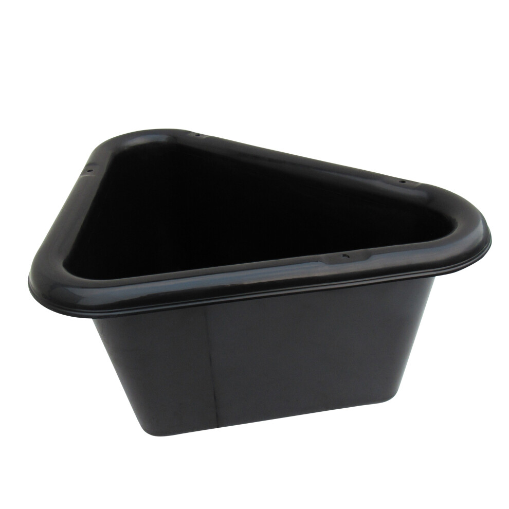 (Black) Corner Manger Horse Feeder 45L