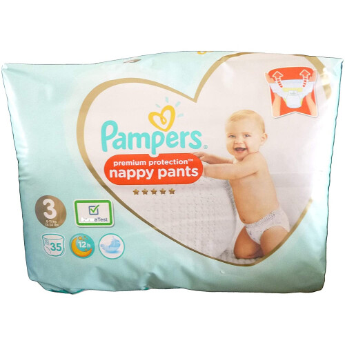 Pampers Premium Protection Nappy Pants Essential Pack Nappies Size