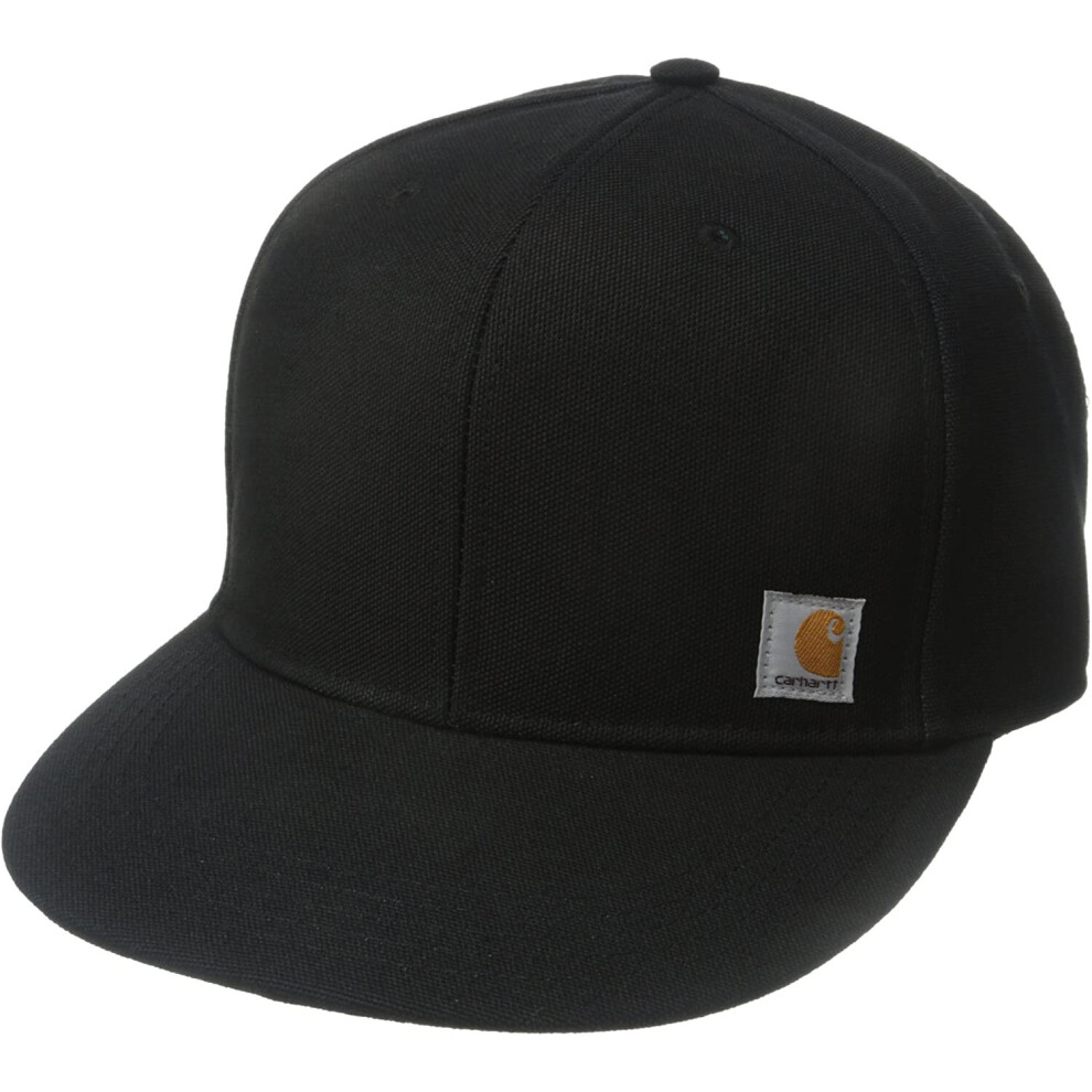 Carhartt Men's 100 Percent Cotton Duck Moisture Wicking Fast Dry Ashland Cap Black One Size