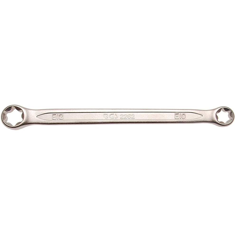 Bgs 2261 | Double Ring Spanner With E-Type Ring Heads | E10 X E12 4026947022611