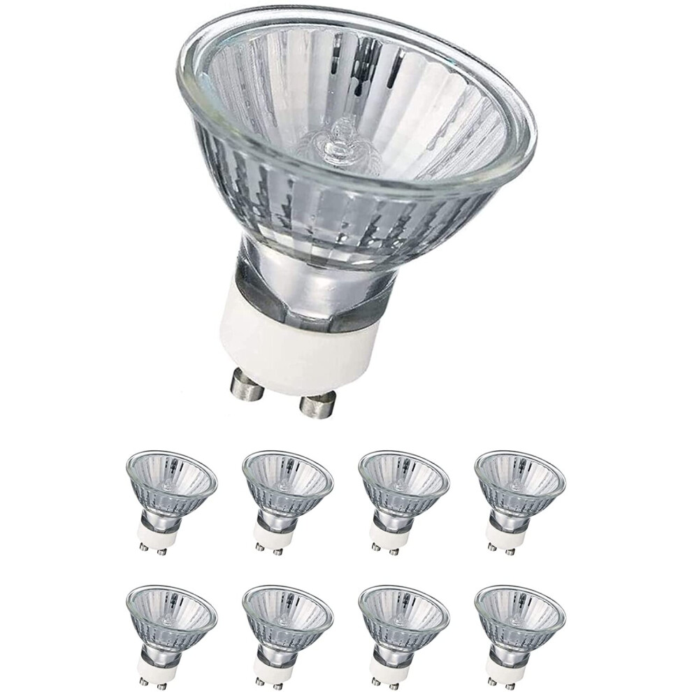 GU10 Halogen Bulbs 40W 240V - Dimmable, 300 Lumens, Warm White Multiple Quantities Available (Pack of 9)