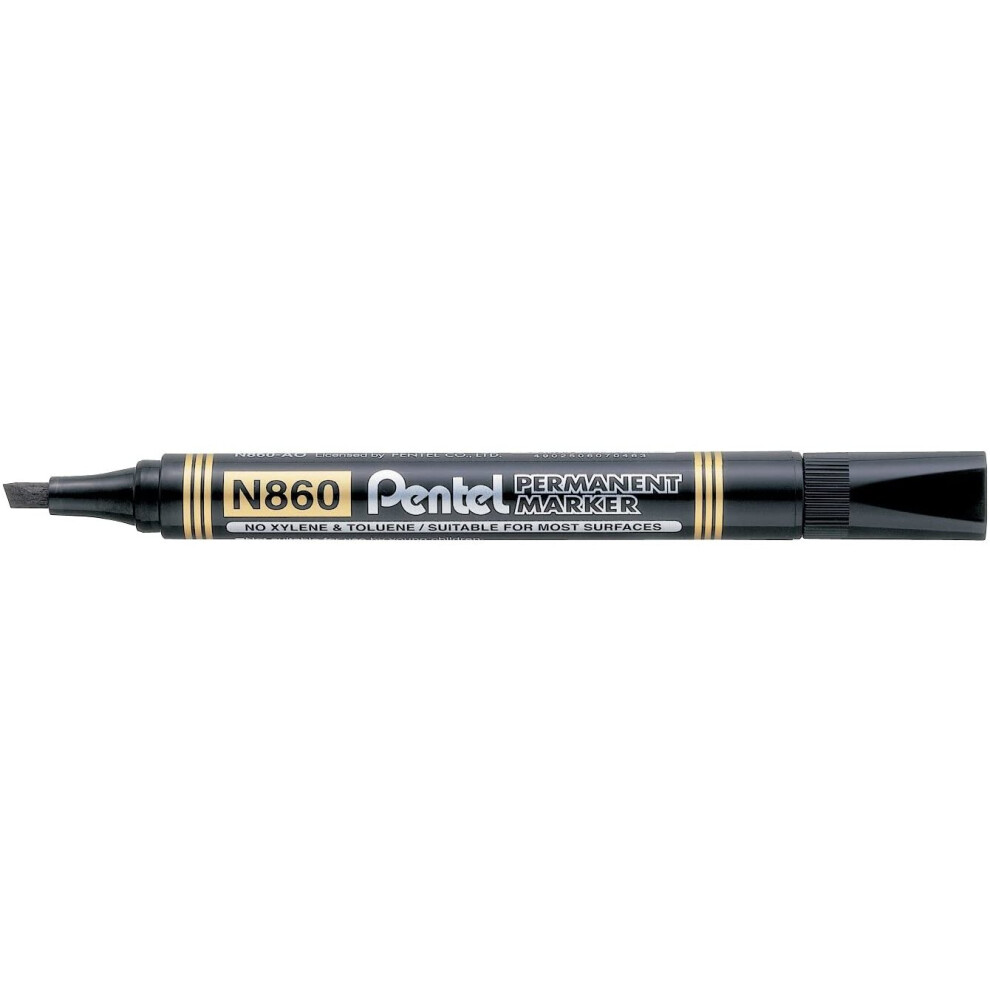 Pentel 4.5mm Chisel Tip Permanent Marker - Black