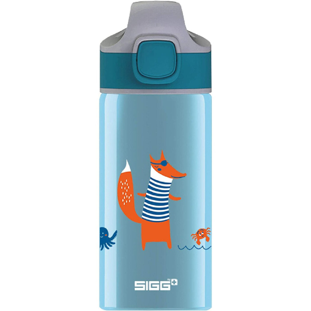 SIGG Fox and Friends Children's Drinking Bottle (0.4 L), BPA-free Kids Water Bottle with Non-spill Lid, Lightweight Children's Bottle Made of Polyprop