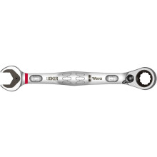 Wera 05020072001 Ratcheting Combination Wrench Joker Reversible 17x225mm, red, 17 mm