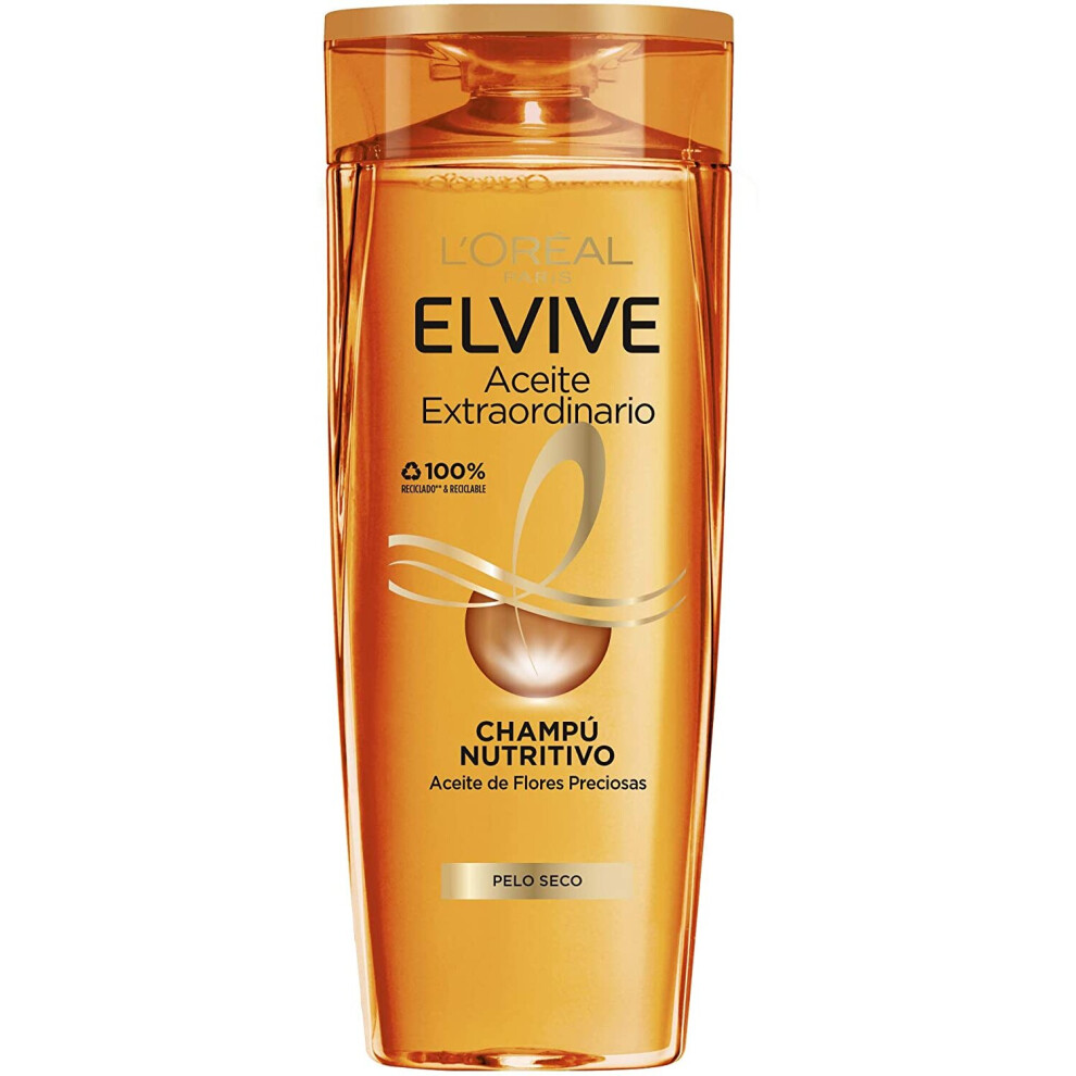 LâOrã©Al Paris L'oreal Paris Elvive Extraordinary Oil Shampoo 370 Ml (Paquete De 1)