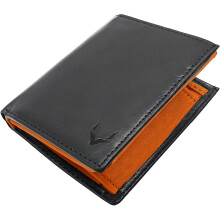 Pelle Toro Portrait Men's Leather Wallet - Handmade Trifold with 13 Card Slots, Coin Pocket, ID Window, 2 Note Slots, RFID Blocking