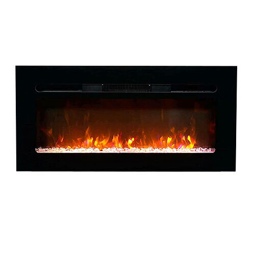 Electric Fireplace Wall Mounted 36" 1800W LED 2