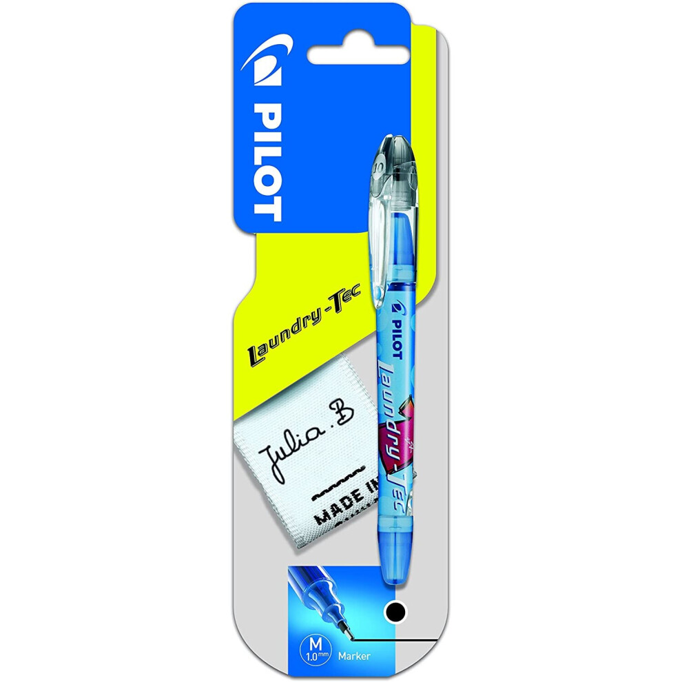 Pilot Laundry Tec Fabric Marker 1.0 mm Tip - Black, Single Pen