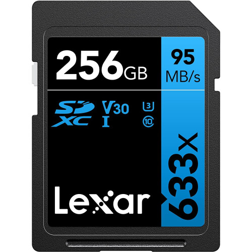 Lexar Lexar Professional 633x 256GB SDXC UHS-I Card