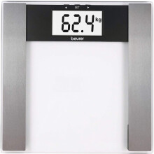 Glas weegschaal met impedantiemeter BEURER BG17 - Capaciteit 150 kg - Volwassen - Elektronisch