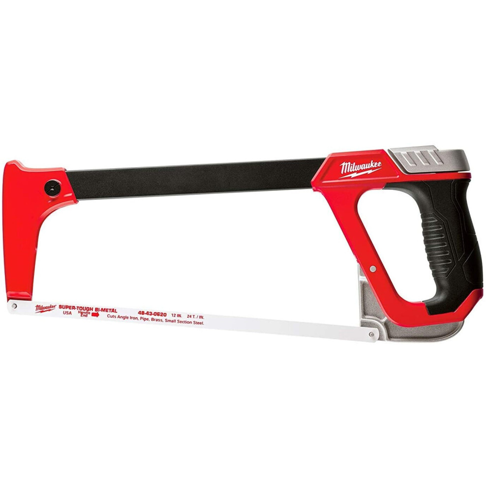 Milwaukee 48220050 12" High Tension Hacksaw, Red/Black