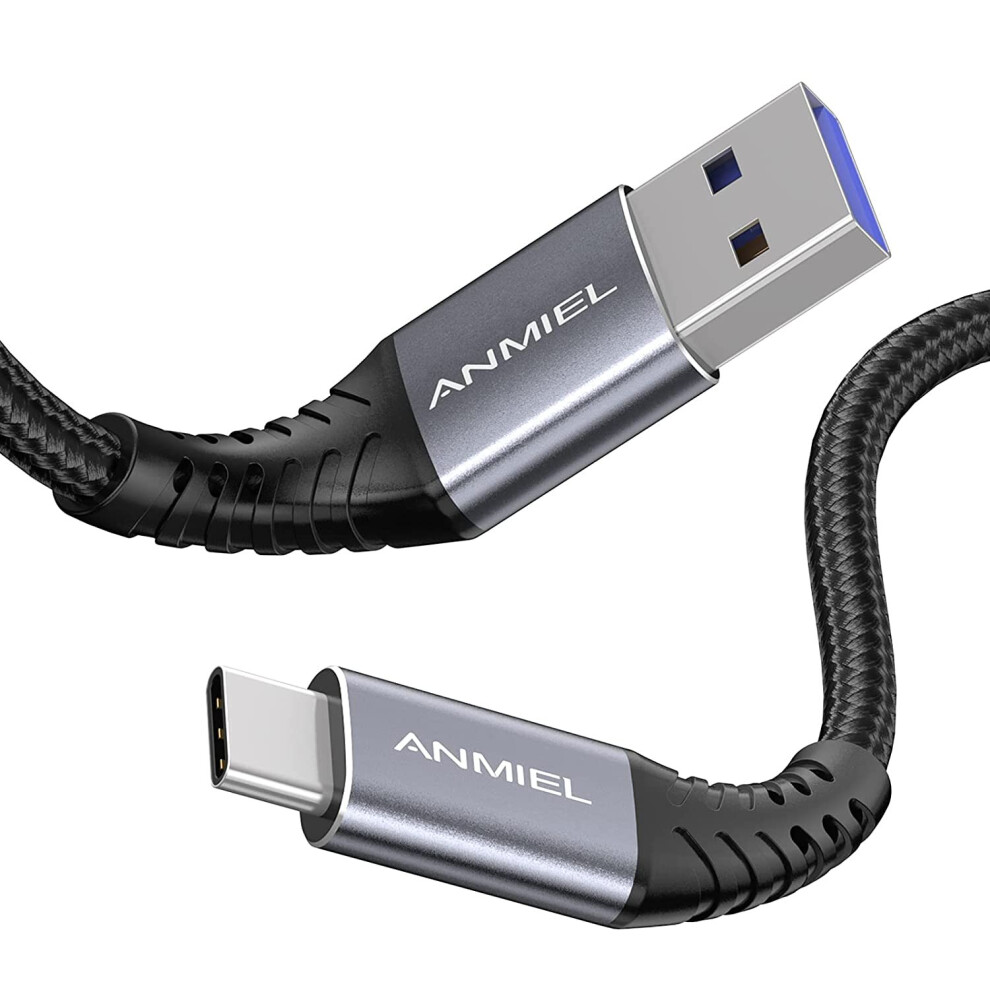 Anmiel Usb C Cable,1M Usb 3.0 Fast Charging & Sync Usb A To Usb-C Charger Cord,Max 5Gbps Fast Data Sync Transfer,For Samsung Galaxy Note 8, S8,S9,S10, 701081443372