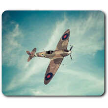 British RAF Spitfire Vintage Plane Mouse Mat Pad Computer PC Laptop Gaming Office Home Desk Accessory Gadget 16310