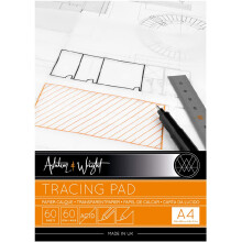 Ashton and Wright - A4 Tracing Pad - 60gsm Paper - 60 Sheets