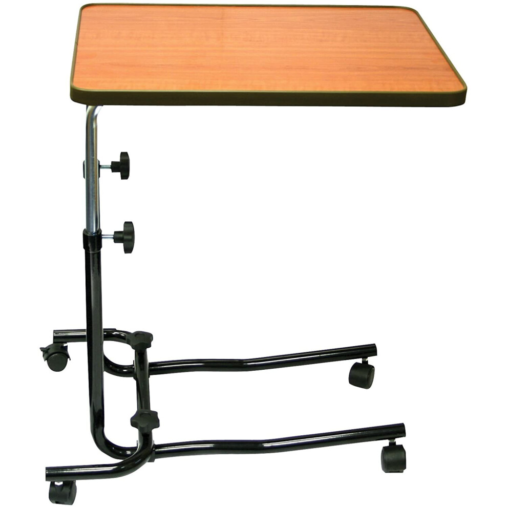 Days Overbed Table, Portable Desk With Castor Wheels, Writing Surface To Use In Bed Or A Wheelchair, Mobility Aid, Mobile Desk With Adjustable Height,