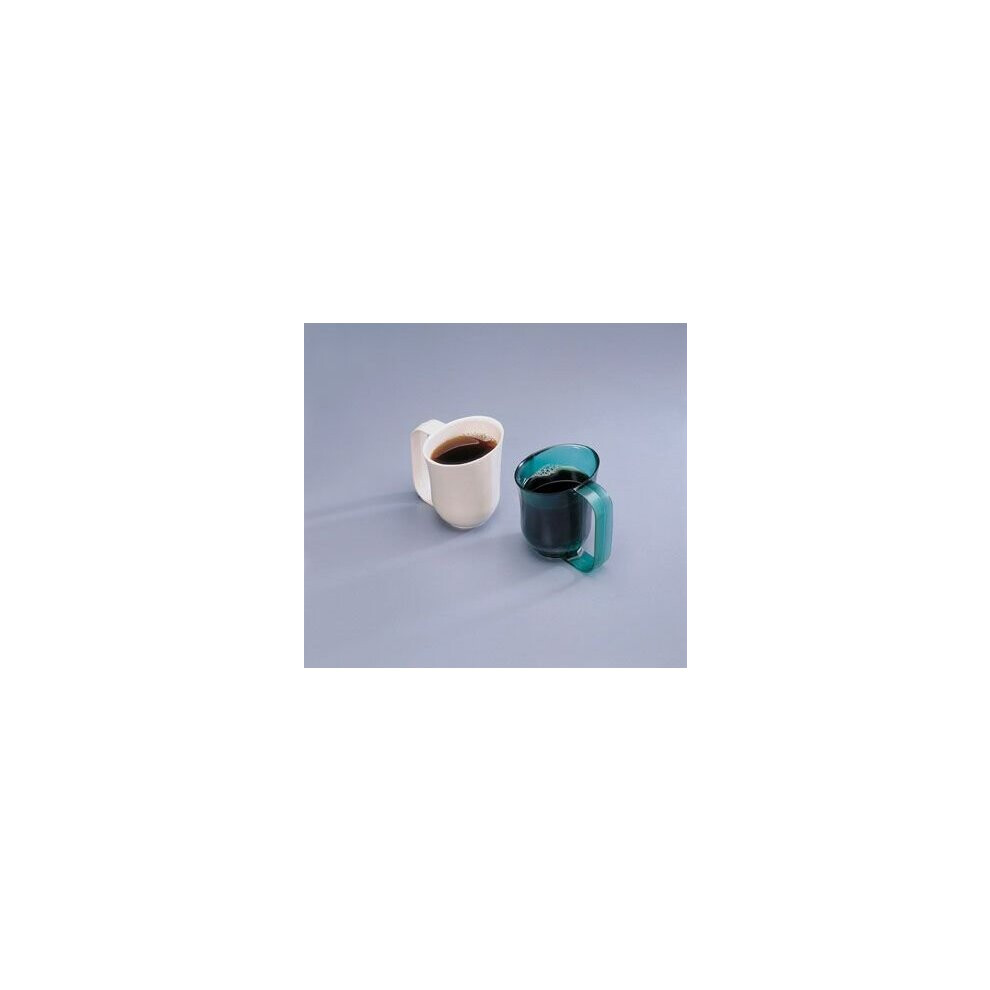 Patterson Medical Easy Grip Dysphagia Mug, Elderly and Disability Aid, Latex Free Green Mug