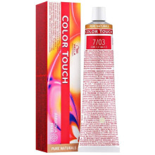 7-03 Medium Natural Tint Golden Blonde Wella Color Touch Pure Naturals Sem Amônia 60ml
