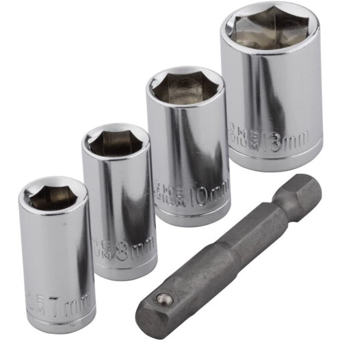 wolfcraft wolfcraft 2413000 CV Wrench Socket Set 5 Pcs. with adapter