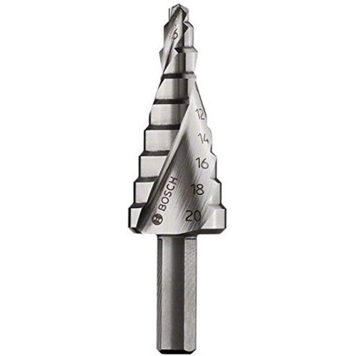 Bosch Bosch 2609255115 4-20mm x 75mm HSS Step Drill Bit