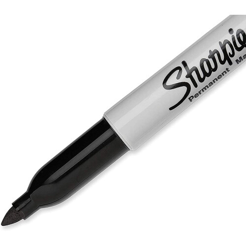 Sharpie Sharpie Permanent Markers | Fine Point | Black | 12 Count 2
