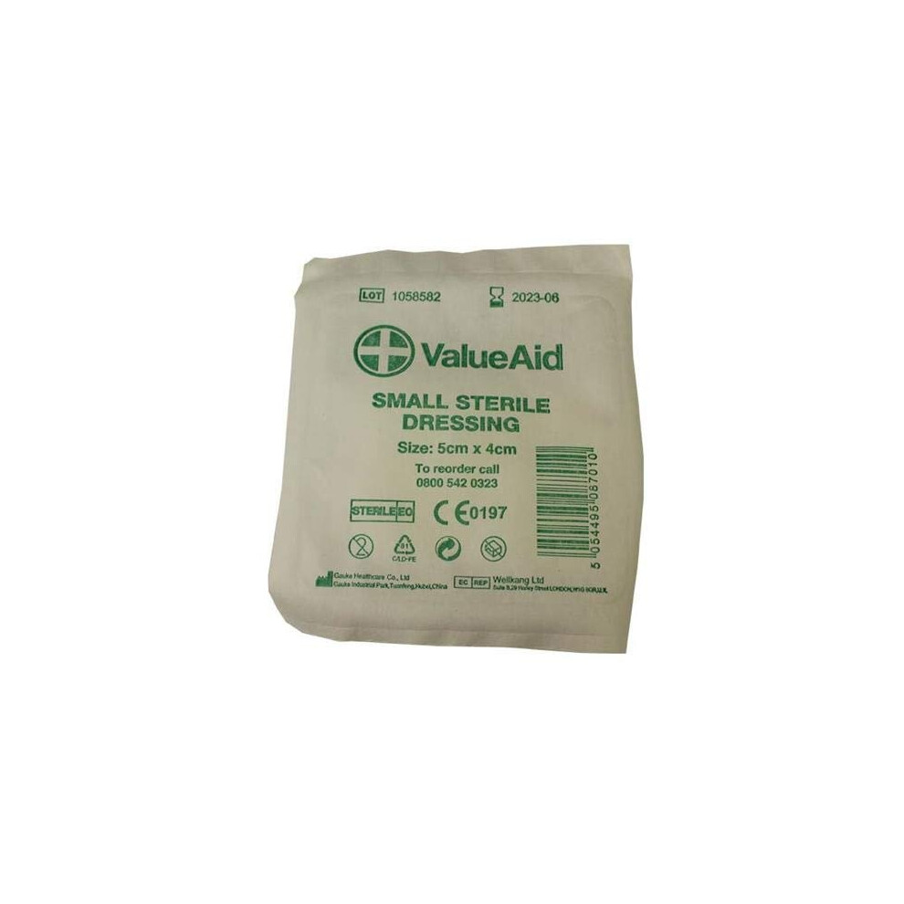 Value Aid Small Sterile Dressing - 5Cm X 4Cm - Pack Of 6