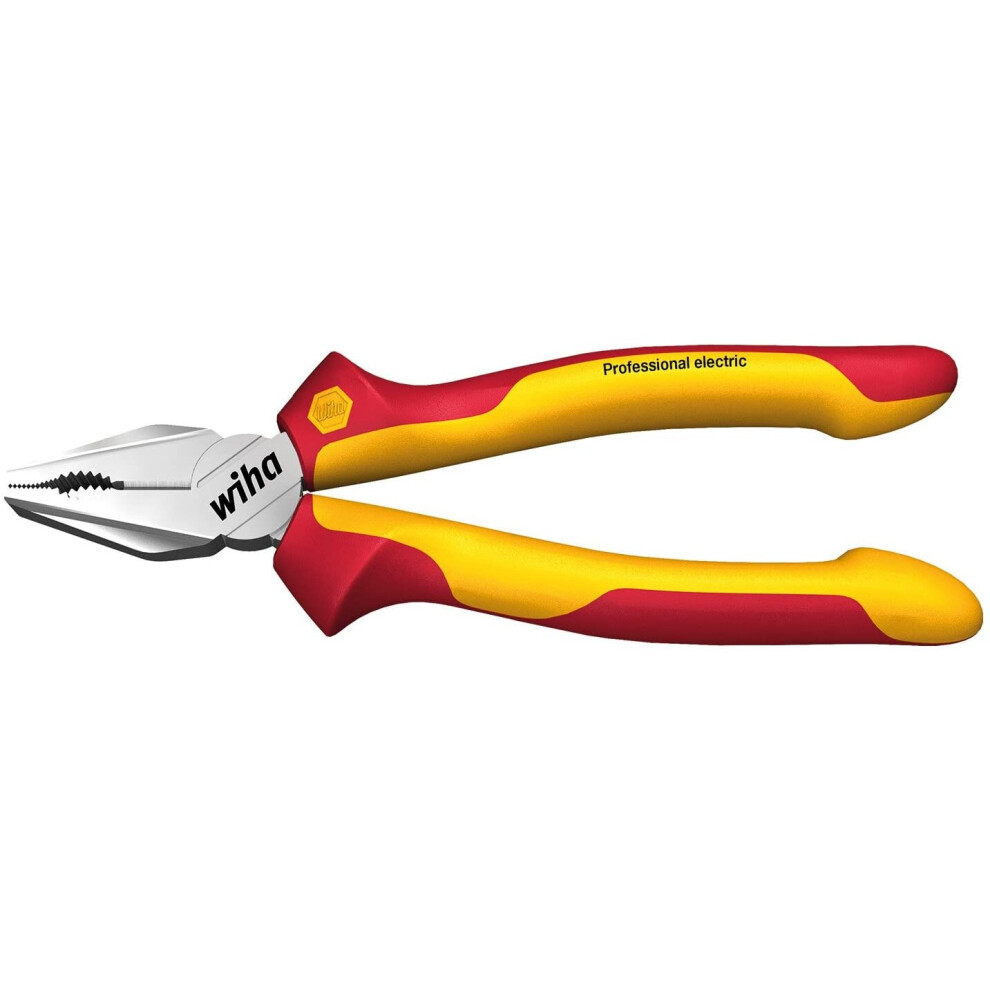 Wiha WHA-27418 180mm VDE Combination Pliers, Multi-Colour