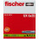 Fischer fischer 62754 UX Wallplug, Gray, 6 x 35 3