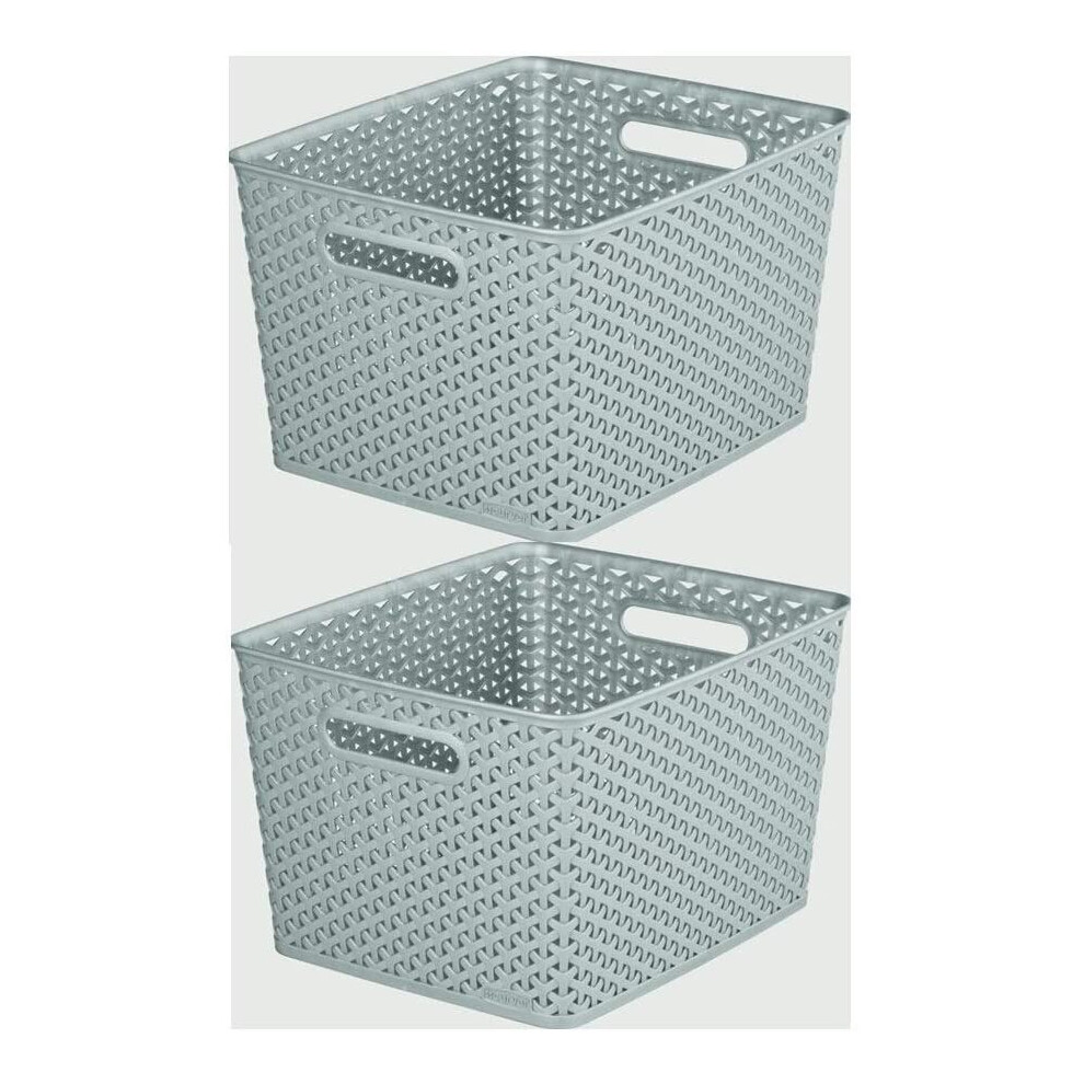 18L Grey Curver Basket