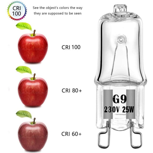 G9 Halogen Light Bulbs 25W, 10 Pack 2