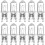 G9 Halogen Light Bulbs 25W, 10 Pack 1