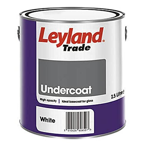 Leyland Trade 264785 Undercoat, White, 2.5 Litre