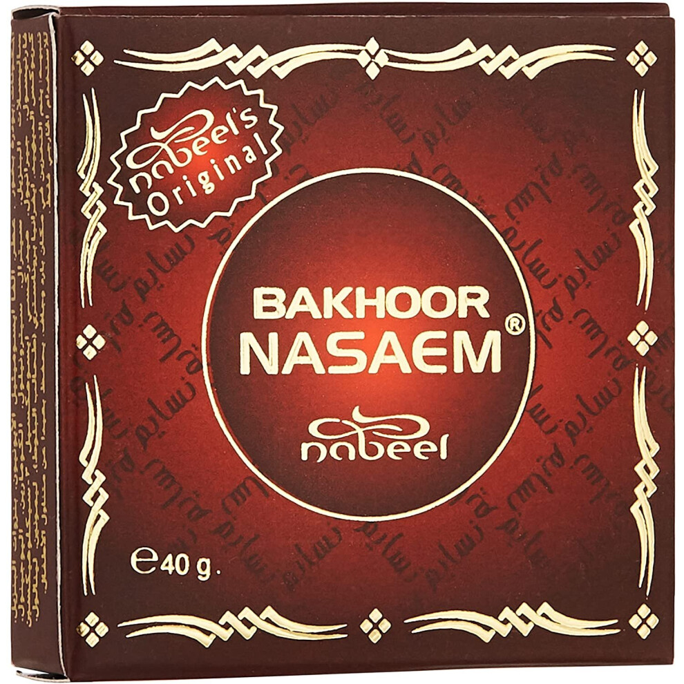 Nabeel Perfumes Heritage Collection Bakhoor Nasaem Incense 40 g White-image-OPC-P8TK2HJ-NEW
