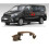 Fiat Scudo 2007- Door Handle Front Left, Rear Left & Right Side W/O Key Primed 1