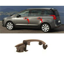 Peugeot 5008 2010-2017 Door Handle W/O Key Front Left,Rear Left & Right Primed