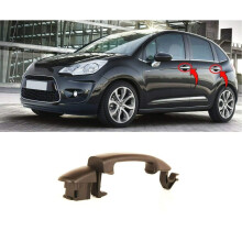 Citroen C3 2010-2016 Door Handle W/O Key Front Left Rear Left & Right Primed