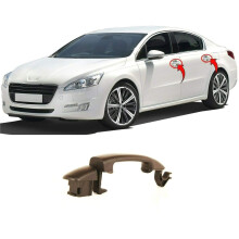 Peugeot 508 2011- Door Handle W/O Key Hole Front Left Rear Left & Right Primed