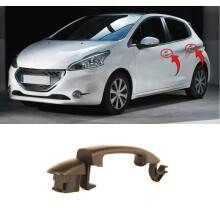 Peugeot 208 2012- Door Handle W/O Key Fits Front Left Rear Left & Right Primed