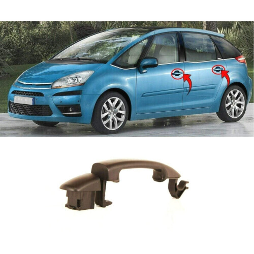C4 Picasso 2007-2013 Door Handle W/O Key Front Left Rear Left & Right Primed
