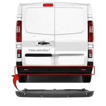 Fiat Talento 2016- Rear Bumper Centre Section Black Textured With Pdc Holes