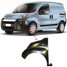 Fiat Fiorino 2008- Front Wing Primed W/Indicator Lamp Hole W/O Moulding Hole N/S