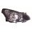 Vauxhall Corsa D 2006-2011 Headlight Headlamp No Adaptive Lighting Black Driver Side 1