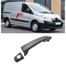 Citroen Dispatch 2007-2016 Front Door Handle Outside Primed W/Key Hole Driver