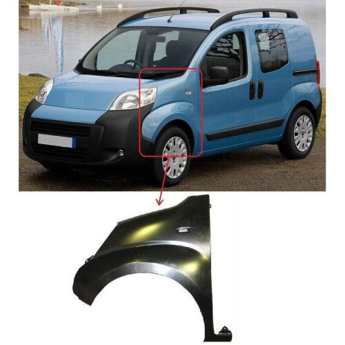 Citroen Nemo Multispace 2008-2012 Front Wing Primed W/Indicator Lamp Hole N/S