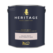 (Potters Pink) Dulux Heritage Velvet Matt 125ml Tester Pot