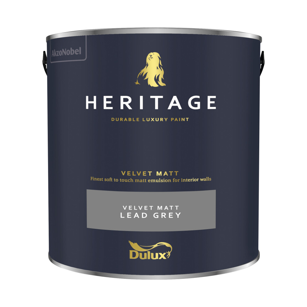 Dulux (Lead ) Heritage Velvet Matt 125Ml Tester Pot Grey