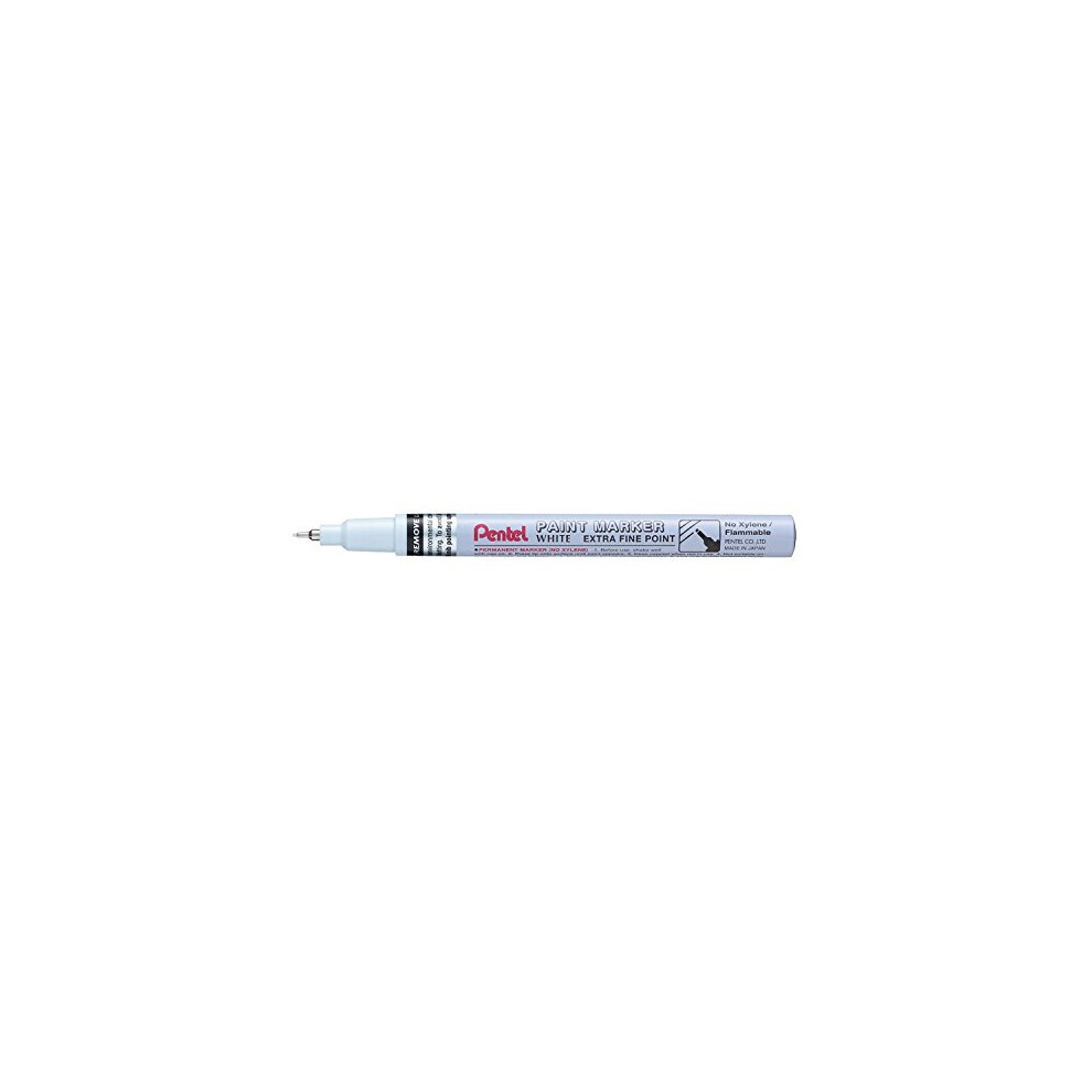 Pentel Extra Fine Paint Marker - White (Pack of 12)